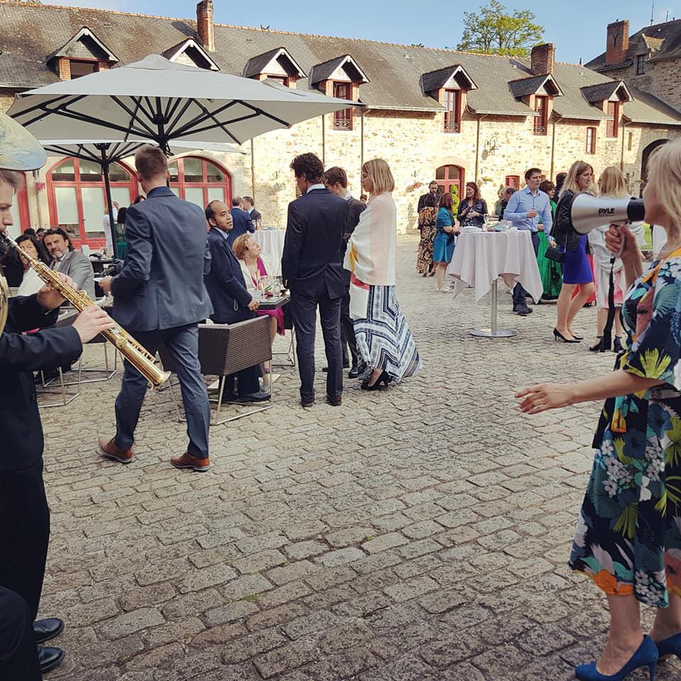 Samedi 25 mai 2019, les groupes LADY SWING TRIO et ONLY NEW JAZZ BAND étaient au Domaine de la Bretesche à Missillac (44), pour l'animation d'un cocktail de mariage !