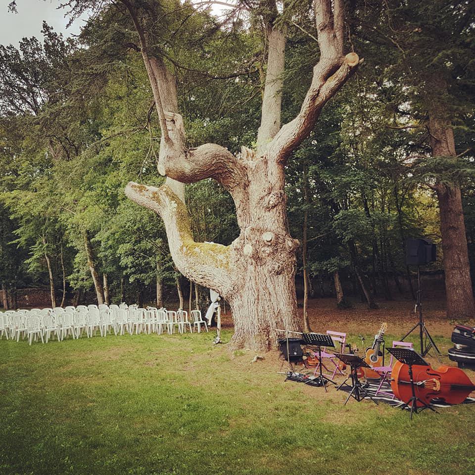 Samedi 17 août 2019, le groupe LOISELLE était en formule Trio au Château de Baillant à Vendeuvre-du-Poitou (86), pour l'animation d'un cocktail de mariage !