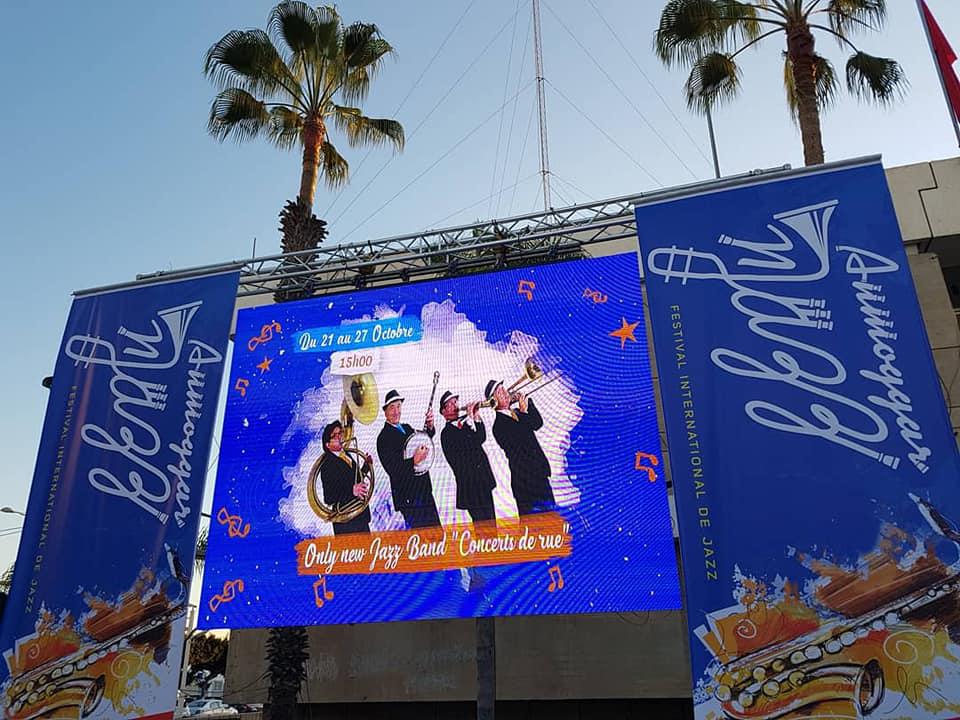 Anmoggar N' Jazz / Jour 3 : ONLY NEW JAZZ BAND en déambulation de 16h à 19h sur 3 sites d'Agadir (Hôtel Kenzi Europa, Jardin Ibn Zaidoun et le Village du Festival) ! Le festival commence officiellement ce soir avec Aymane Kochaina et Sarab Sextet.