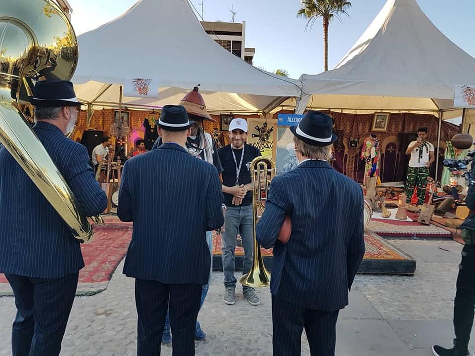 Anmoggar N' Jazz / Jour 3 : ONLY NEW JAZZ BAND en déambulation de 16h à 19h sur 3 sites d'Agadir (Hôtel Kenzi Europa, Jardin Ibn Zaidoun et le Village du Festival) ! Le festival commence officiellement ce soir avec Aymane Kochaina et Sarab Sextet.