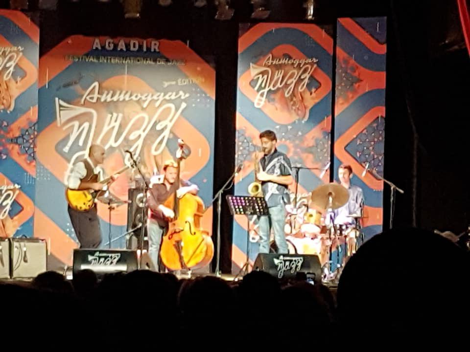 Anmoggar N' Jazz / Jour 4 : ONLY NEW JAZZ BAND en matinée au Souk El Had d'Agadir et de 16h à 19h sur 2 autres sites d'Agadir (Place Agora et le Village du Festival) ! Ce soir, Wajdi Riahi Quintet (20h00) et Pierre Durand Quartet (21h45) à la salle Brahim Radi.
