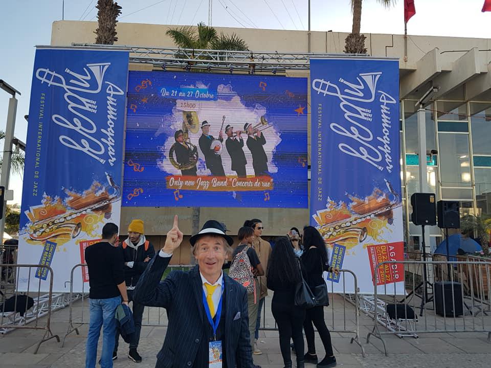 Anmoggar N' Jazz / Jour 4 : ONLY NEW JAZZ BAND en matinée au Souk El Had d'Agadir et de 16h à 19h sur 2 autres sites d'Agadir (Place Agora et le Village du Festival) ! Ce soir, Wajdi Riahi Quintet (20h00) et Pierre Durand Quartet (21h45) à la salle Brahim Radi.