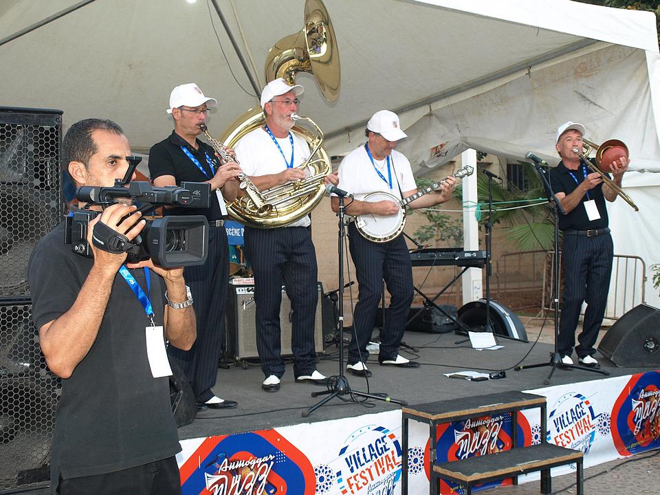 Anmoggar N' Jazz / Jour 7 : Dernière journée et 2 derniers passages pour ONLY NEW JAZZ BAND (à 17h à l'hôtel Kenzi Europa et à 18h30 au Village du Festival) ! Ce soir, Eric Legnini Trio (19h30) et &#34;Odyssée 808&#34; (21h30) à la salle Brahim Radi.