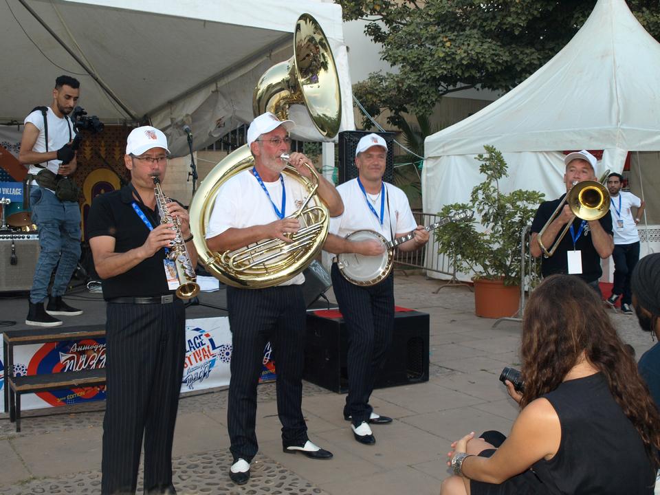 Anmoggar N' Jazz / Jour 7 : Dernière journée et 2 derniers passages pour ONLY NEW JAZZ BAND (à 17h à l'hôtel Kenzi Europa et à 18h30 au Village du Festival) ! Ce soir, Eric Legnini Trio (19h30) et &#34;Odyssée 808&#34; (21h30) à la salle Brahim Radi.