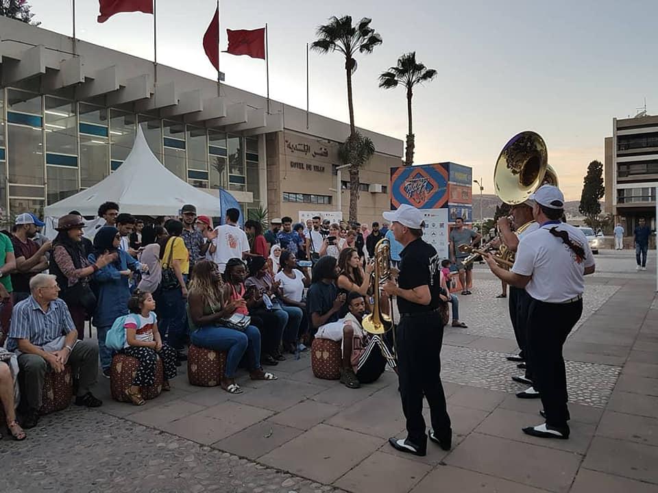 Anmoggar N' Jazz / Jour 7 : Dernière journée et 2 derniers passages pour ONLY NEW JAZZ BAND (à 17h à l'hôtel Kenzi Europa et à 18h30 au Village du Festival) ! Ce soir, Eric Legnini Trio (19h30) et &#34;Odyssée 808&#34; (21h30) à la salle Brahim Radi.
