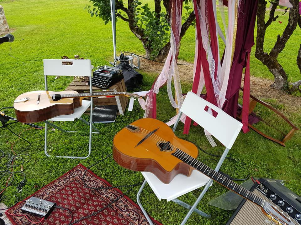 C'est (enfin) la reprise !!! 1ère prestation après 4 mois d'inactivité ! Samedi 27 juin, le groupe SAMOVAR SWING DUO était à Frossay (44), pour l'animation d'un cocktail de mariage !