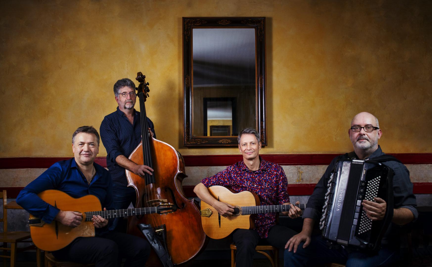 Anouman 4tet  - Séance photo du 10 décembre 2020 au Café du Boulevard (Melle) (Crédit Photo - Pixelmod).