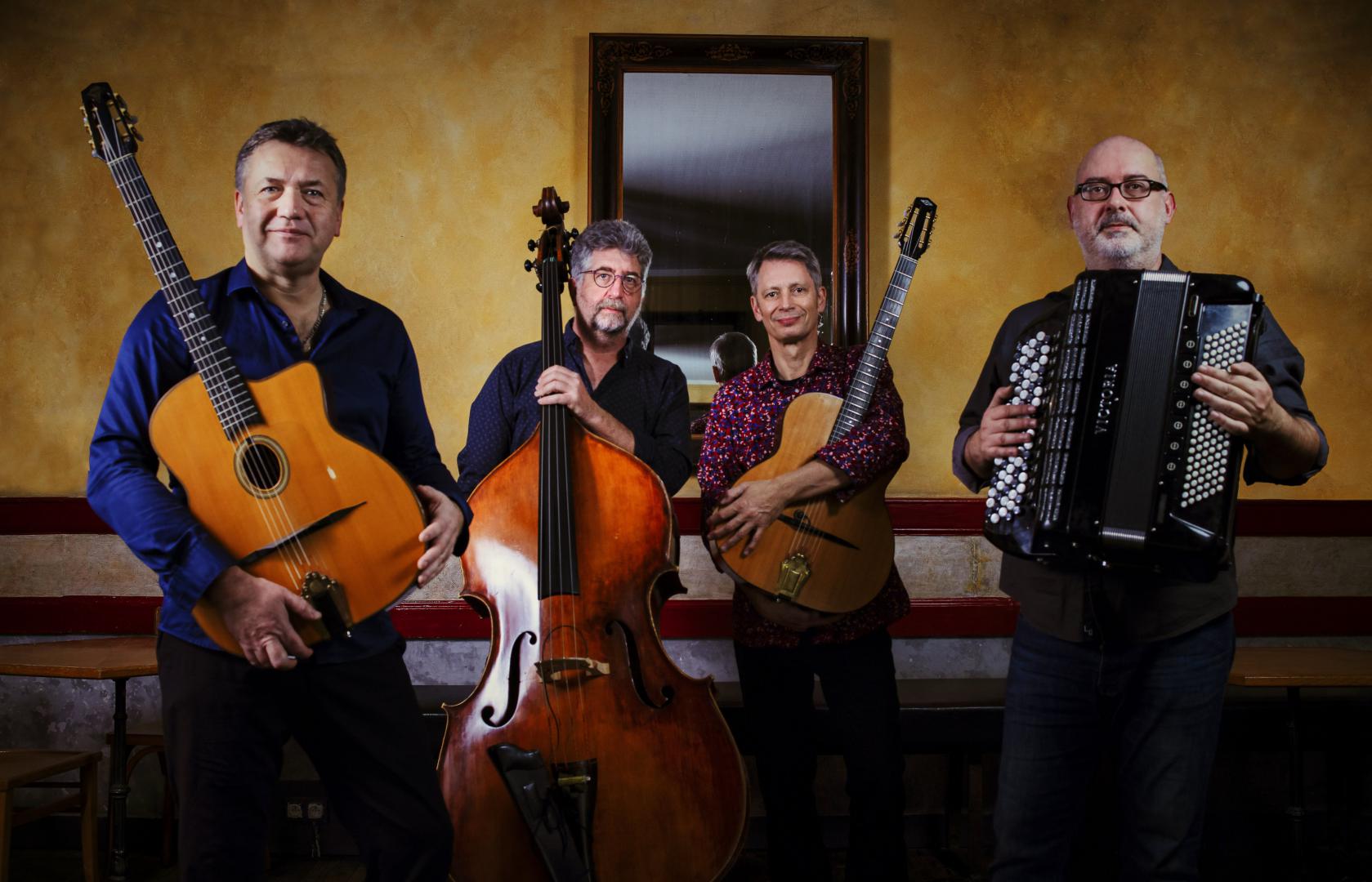 Anouman 4tet - Séance photo du 10 décembre 2020 au Café du Boulevard (Melle) (Crédit Photo - Pixelmod).