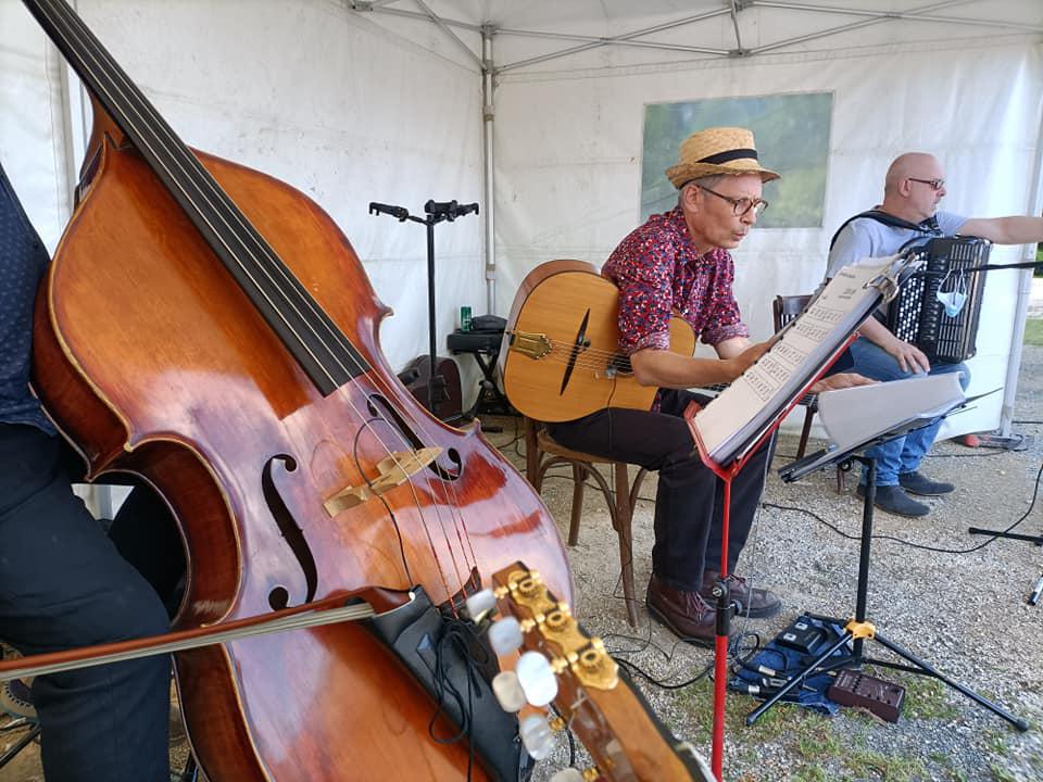 Samedi 05 juin 2021, le groupe ANOUMAN SWING 4TET était à L’Orangerie de la Mothe-St-Héray pour le 19ème festival d'art contemporain &#34;Ombres et Lumières !