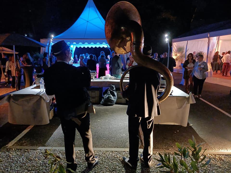 Jeudi 16 septembre 2021, &#34;Dixieland Party&#34; avec le groupe ONLY NEW JAZZ BAND pour l'inauguration des nouveaux locaux de la société ACCIOR à La Roche-sur-Yon !