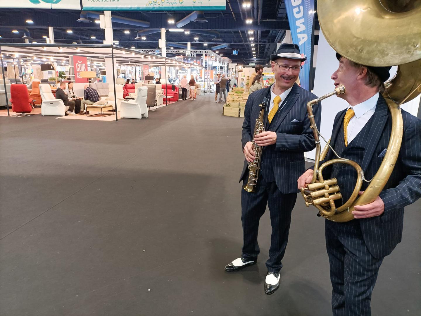 Dimanche 24 avril 2022, le groupe ONLY NEW JAZZ BAND était en formule Trio au Parc des Expositions à Angers de 16h à 19h, dans le cadre de la Foire d'Angers 2022 !