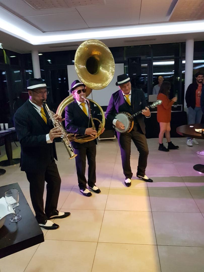 Mercredi 11 juin 2022, le groupe ONLY NEW JAZZ BAND était en formule Trio au Casino Joa de St-Brévin-les-Pins (44), pour la soirée de la Coopérative TERRENA !