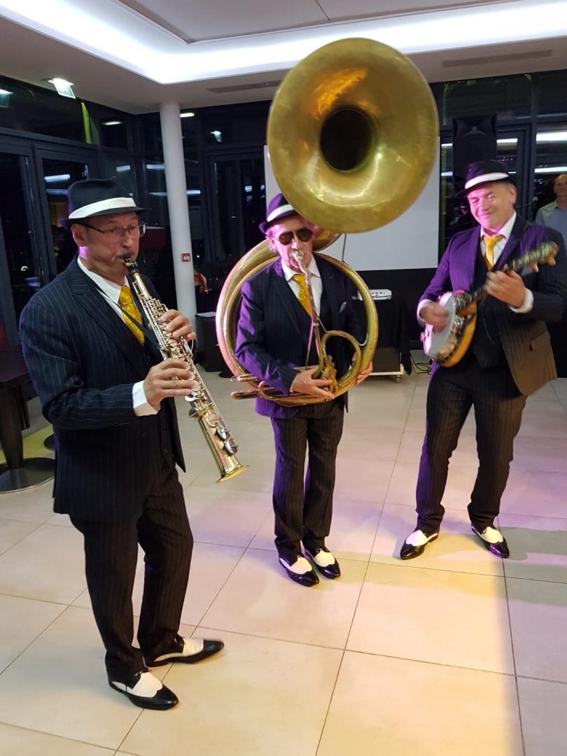 Mercredi 11 juin 2022, le groupe ONLY NEW JAZZ BAND était en formule Trio au Casino Joa de St-Brévin-les-Pins (44), pour la soirée de la Coopérative TERRENA !
