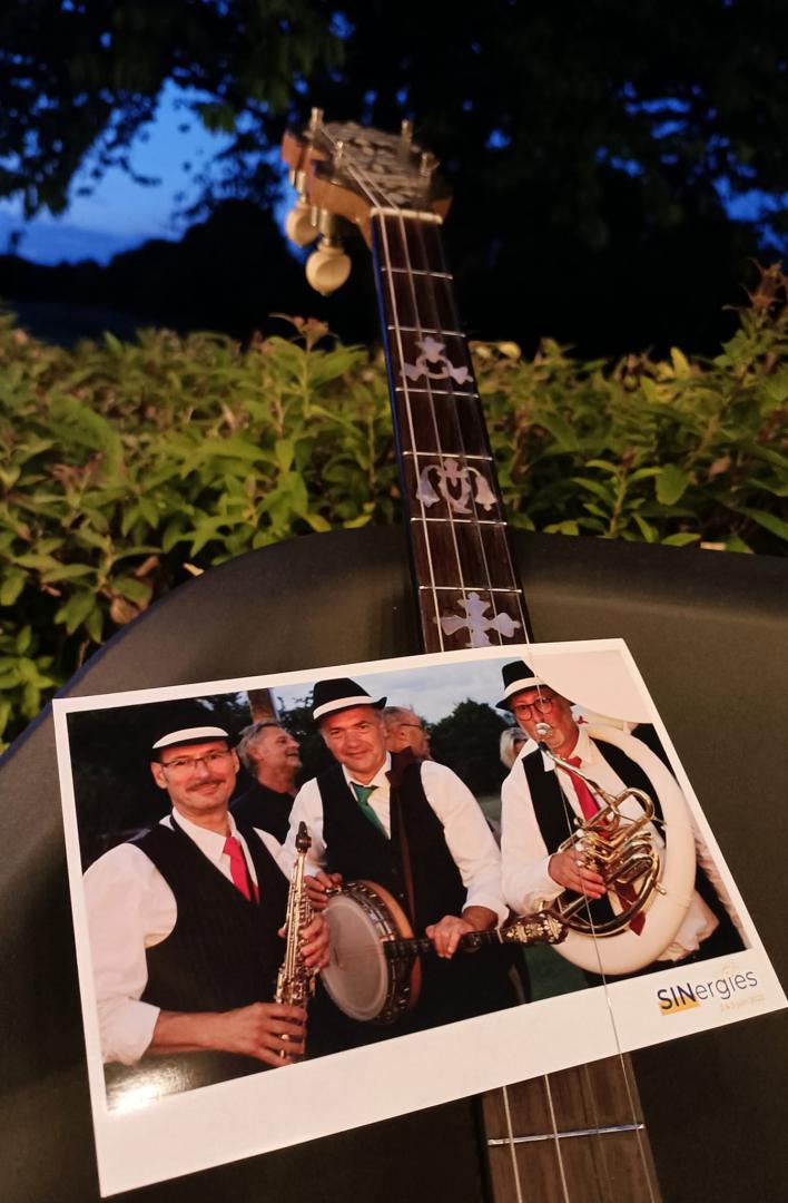 Jeudi 02 juin 2022, le groupe ONLY NEW JAZZ BAND était en formule Trio au restaurant du Golf &#34;AU 19&#34; à Niort (79), pour une soirée de la MACIF !