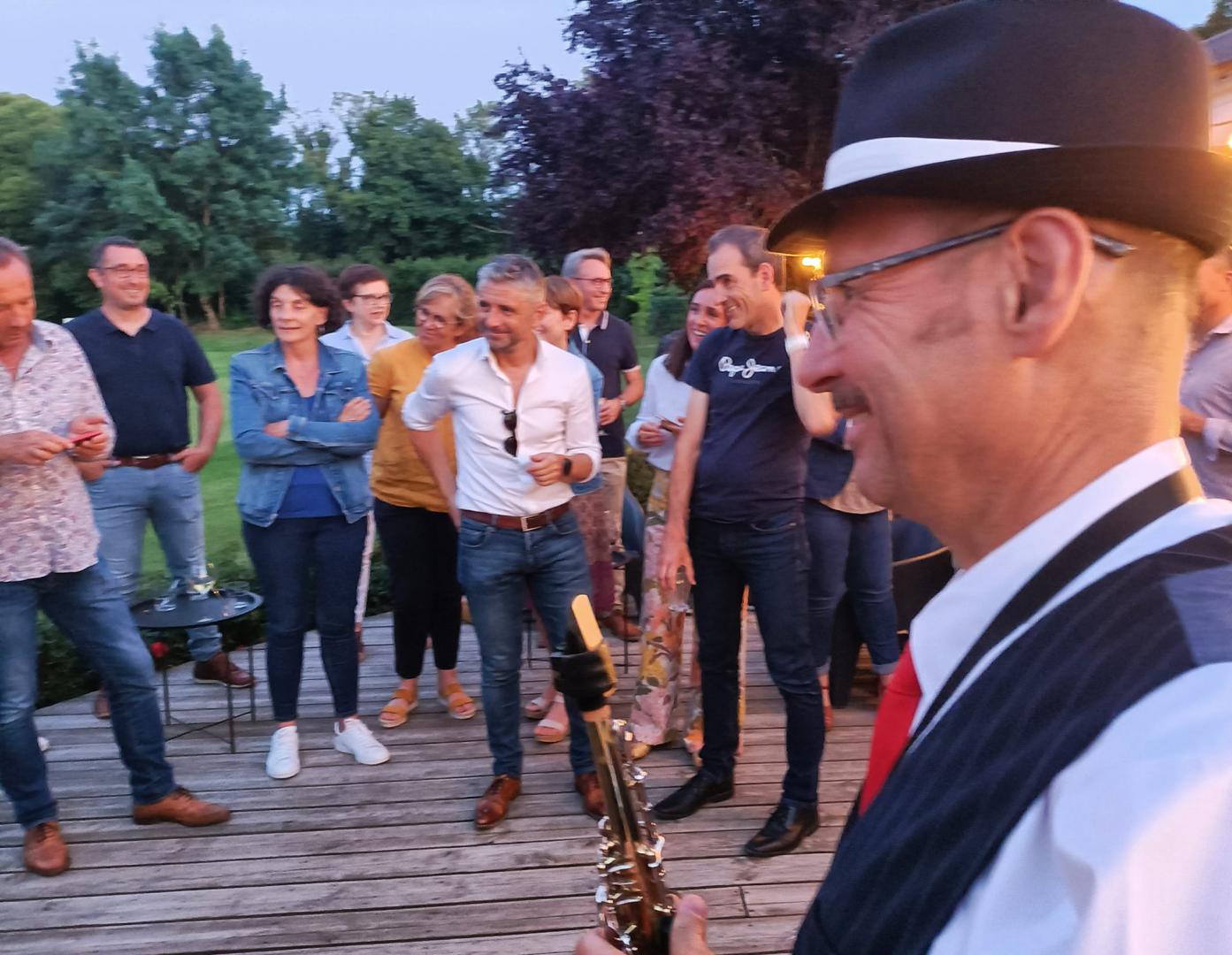 Jeudi 02 juin 2022, le groupe ONLY NEW JAZZ BAND était en formule Trio au restaurant du Golf &#34;AU 19&#34; à Niort (79), pour une soirée de la MACIF !