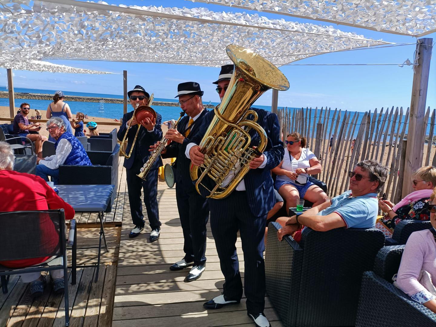 Dimanche 05 juin 2022, le groupe ONLY NEW JAZZ BAND était en formule 4tet à Saint-Gilles-Croix-de-Vie (85), dans le cadre de la 38ème édition du Festival ST JAZZ SUR VIE !