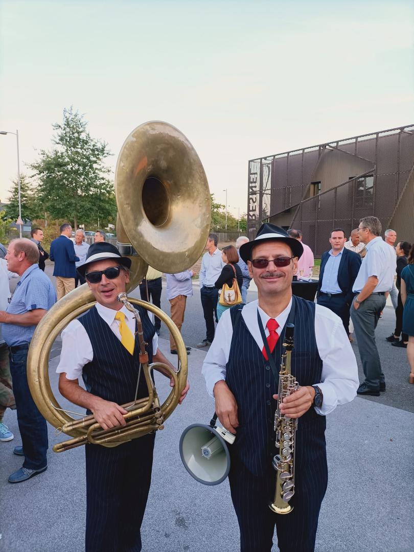 Jeudi 15 septembre 2022, le groupe ONLY NEW JAZZ BAND était en formule Trio à Couëron (44), pour une soirée de l'Ets FRESNEL !