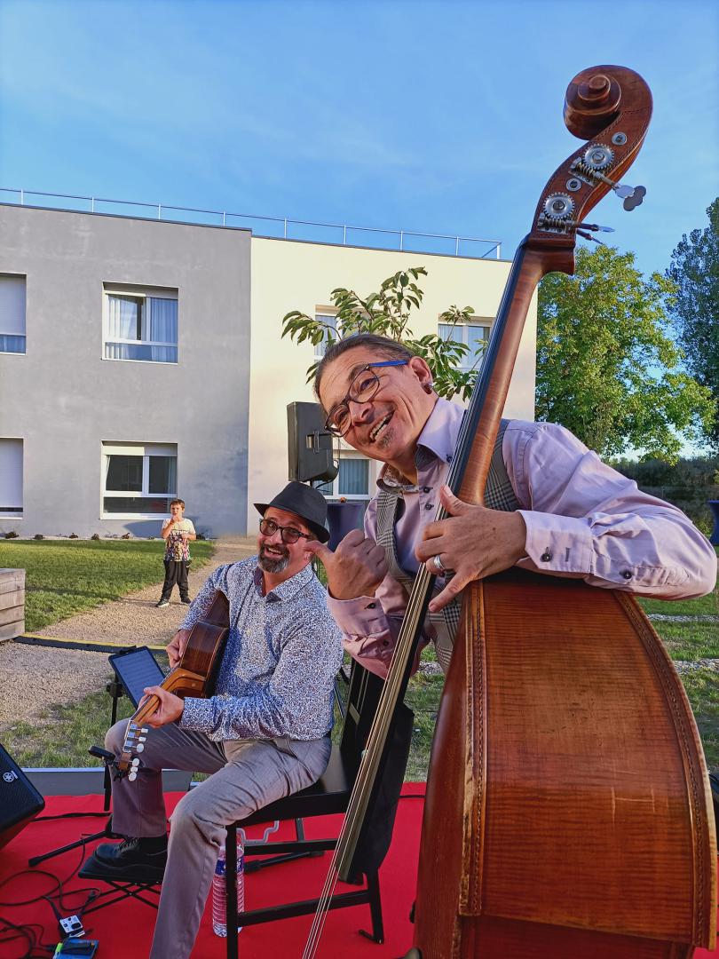 Jeudi 22 septembre 2022, le groupe GILI SWING 4tet était en concert à Saint-Gervais-les-Trois-Clochers (86) !