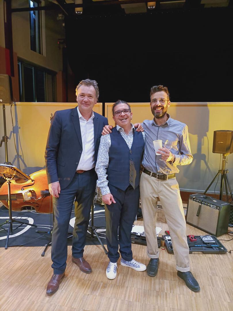 Vendredi 14 avril 2023, le groupe L.J.R Jazz Trio était à la Salle Antonia à Chantonnay (85), dans le cadre de la Foire Expo !