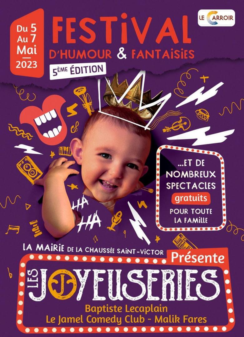 Dimanche 07 mai 2023, le groupe LA WASH' A TOTO était en concert au Carroir à La Chaussée-St-Victor (41), pour la 5ème édition du Festival &#34;Les Joyeuseries&#34; !