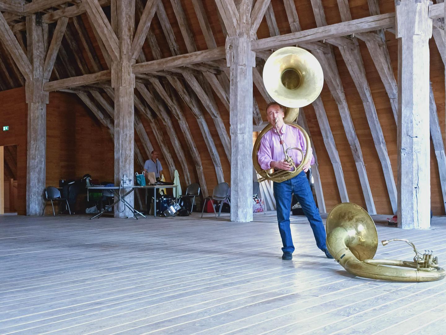 Samedi 27 mai 2023, le groupe ONLY NEW JAZZ BAND était en formule Trio à La Ferté-Bernard (72), dans le cadre du 14ème festival d’Arts de la rue « Les Rendez-vous de Saint-Lyphard »  !