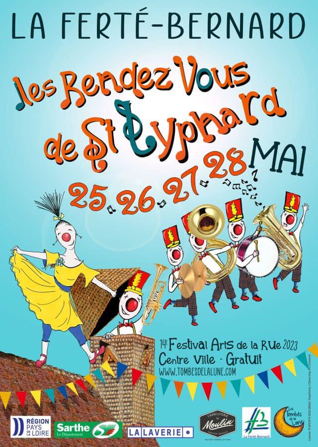 Samedi 27 mai 2023, le groupe ONLY NEW JAZZ BAND était en formule Trio à La Ferté-Bernard (72), dans le cadre du 14ème festival d’Arts de la rue « Les Rendez-vous de Saint-Lyphard »  !