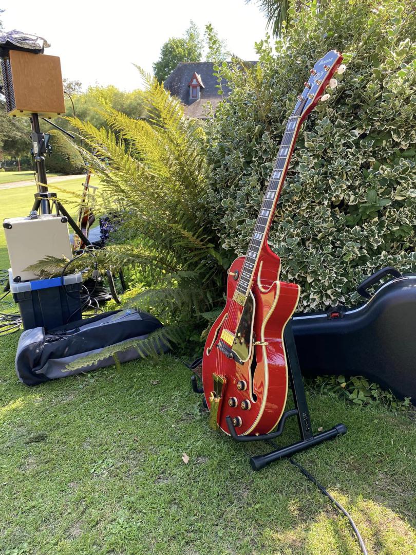 Mardi 10 août 2023, le groupe DJAZ WEST DUO était au Club House du domaine de la Bretesche à Missillac (44) !