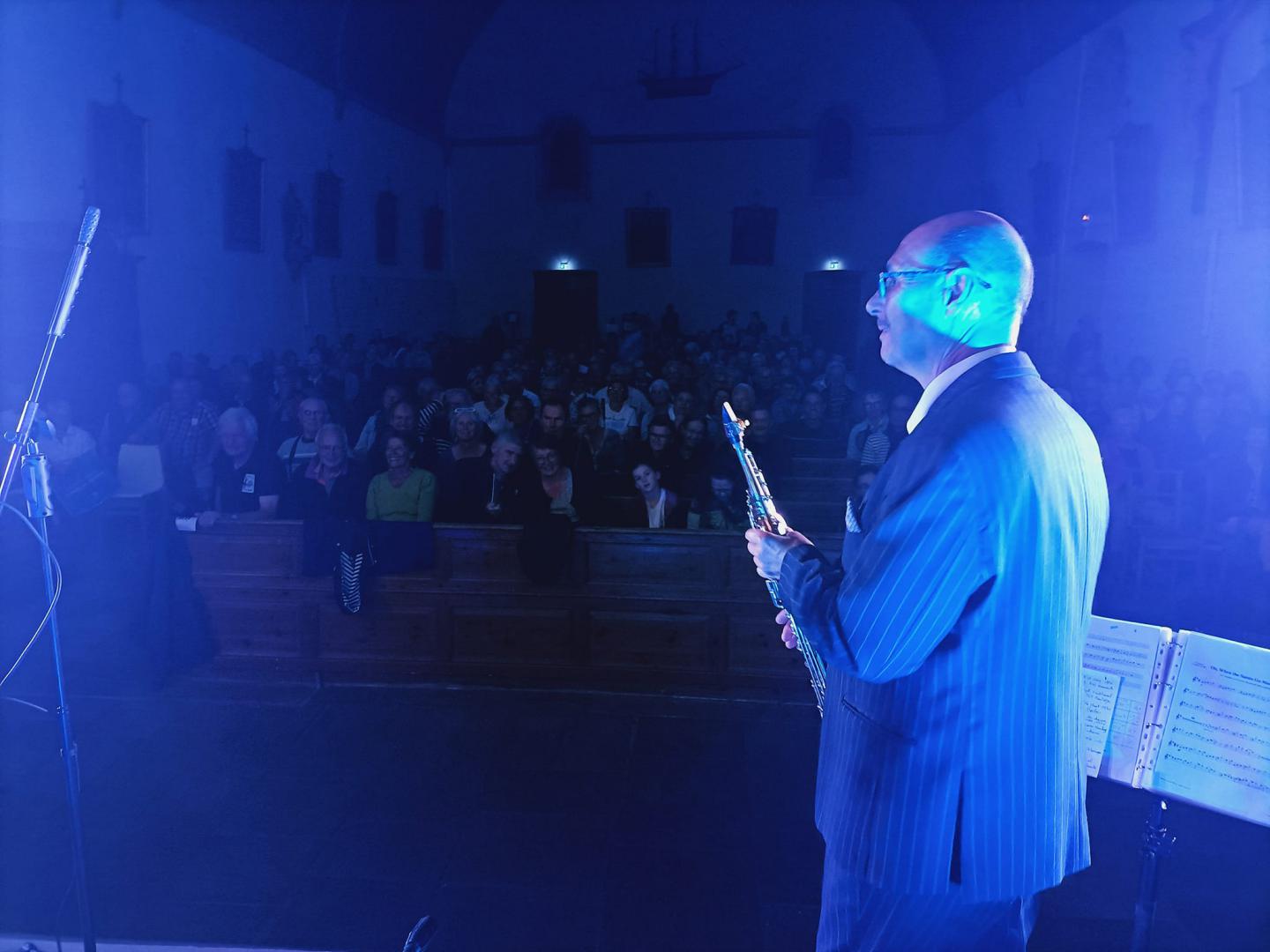 Mercredi 30 août 2023, le groupe ONLY NEW JAZZ BAND était en concert à l'Eglise Saint-Pierre des Moutiers-en-Retz (44), dans le cadre du Festival d'été de Musique Classique et du Monde &#34;Les Mercredis de Prigny&#34; ! Merci à Henri Bousquet et toute son équipe pour leur chaleureux accueil .