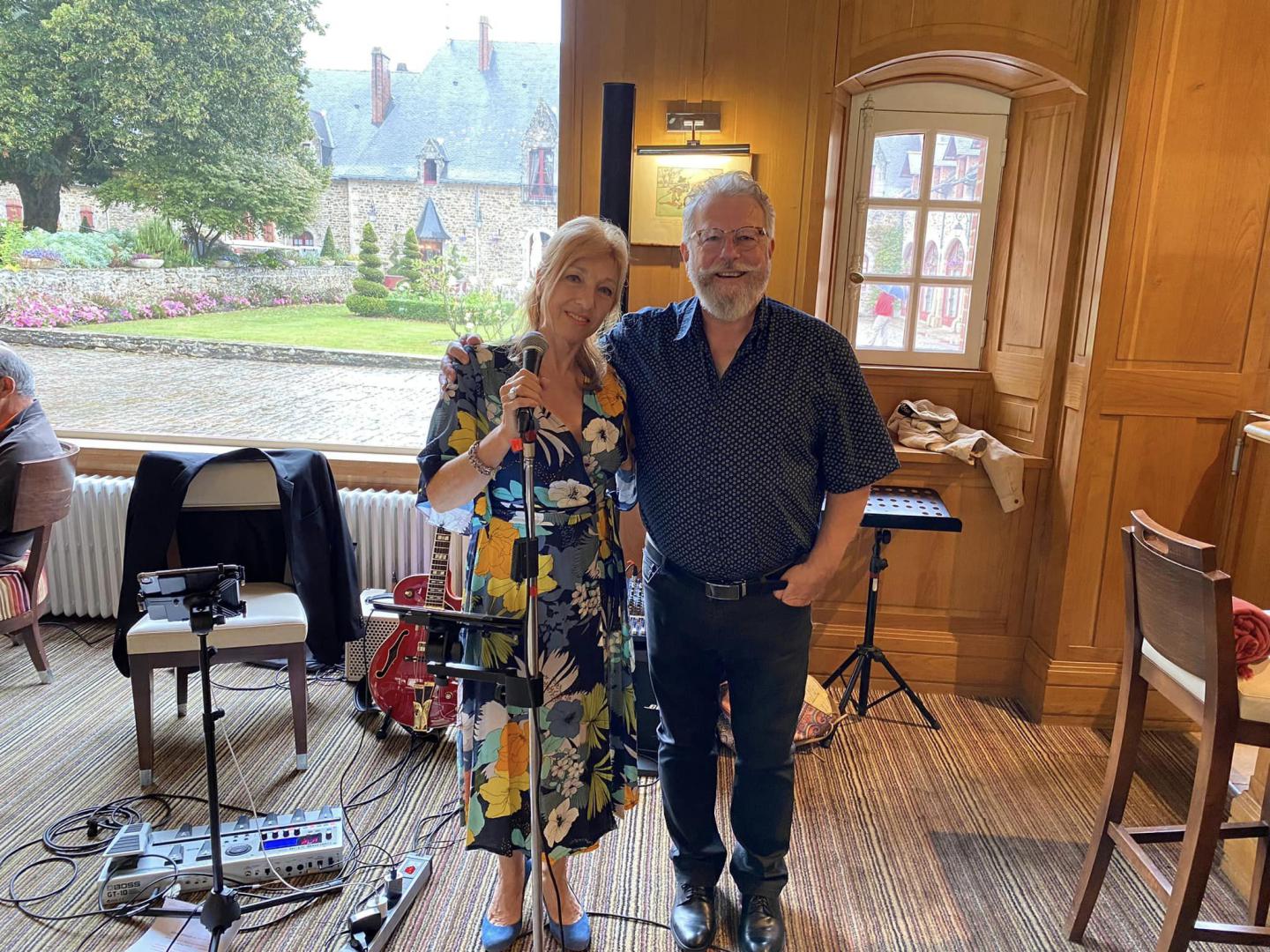 Jeudi 27 juillet 2023, le groupe LADY SWING DUO était au Club House du domaine de la Bretesche à Missillac (44) !